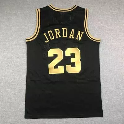 97-98 Final Game Black Jordan #23 Chicago Basketball Jersey Retro Jersey Sewn • $22.99