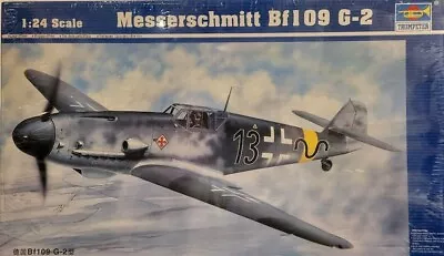 Trumpeter WWII German Messerschmitt Bf 109 G-2 1/24 Scale Model  02406 (New) • $79.99