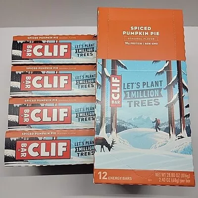 CLIF Bars - Pumpkin Spice - Lot Of 60 - 10g Protein - Free Shipping • $43.99