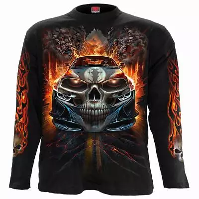 Spiral Speed Freak Flames Longsleeve T-Shirt • Ships In 2-4 Weeks • Gothic • £31.28