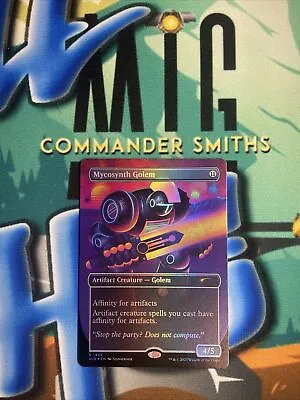 1x Mycosynth Golem ✨ Borderless FOIL ✨ Secret Lair MTG NM (1433) Mycosynthwave • $49.99