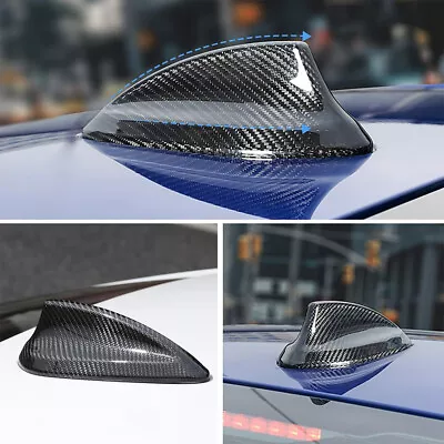 For Bmw F30 F22 F32 F36 F80 M3 M4 Real Carbon Fiber Shark Fin Antenna Cover Cap • $18.99