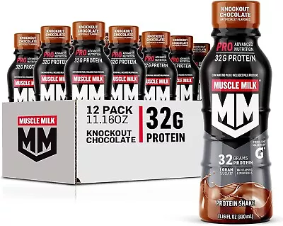 Muscle Milk Pro Advanced Nutrition Protein Shake Knockout Chocolate 11 Fl Oz B • $52.99