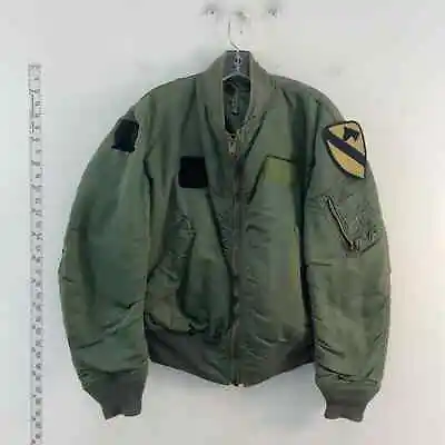 VTG Air Force Flight Jacket XL Military Green Nylon Jacket  • $67.50