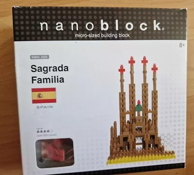 Nanoblock Microsized Building Blocks Familia Degrada Spain Church Sealed • £6.50