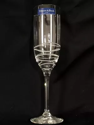 Villeroy & Boch New Wave Crystal Fluted Champagne Glass ~new~ • $63.45