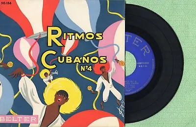 LA PLAYA SEXTET Sexteto Ritmos Cubanos / BELTER 50.156 Spain 1957 EP 45rp EX • $75