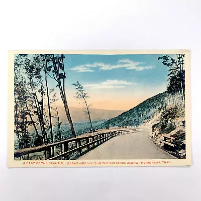 Postcard Massachusetts Mohawk Trail MA Berkshire Hills Road 1920s Unposted • $3