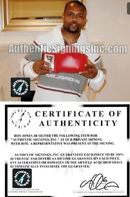 $250 • Buy Roy Jones Jr Autographed Signed Everlast Boxing Glove ASI Proof