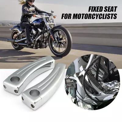 6  Motorcycle Handlebar Risers For 1  Bar Honda Kawasaki Suzuki Yamaha Harley • $52.25