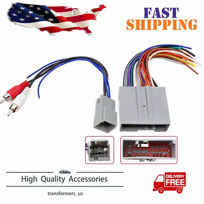 Car Stereo Radio Wiring Harness Adapter Plug Fit For Ford Explorer F150 F250 350 • $7.48