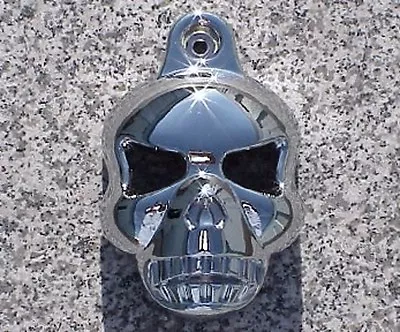 Harley Davidson Softail Dyna Electra Glide Road King CHROME SKULL HORN COVER • $34.95