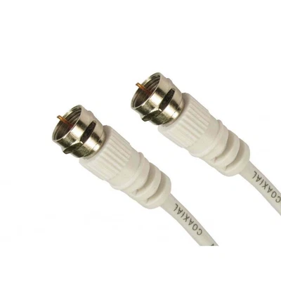 £2.49 • Buy F Connector Coax Cable Flylead Satellite TV Connection For Sky Freesat Virgin
