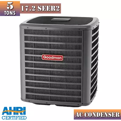 5 Ton 17.2 SEER2 Two-Stage Goodman Air Conditioner Condenser Single-Phase NEW • $3500