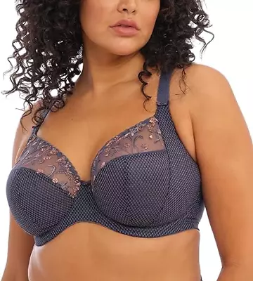 Elomi STORM Charley Banded Plunge Underwire Bra US 40H UK 40FF • $54.60