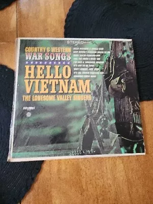 Country And Western War Songs Hello Vietnam Diplomat Records Vinyl Lp Stereo • $20