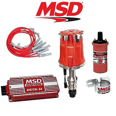 MSD Ignition Kit - Digital 6A/Distributor/Wires/Coil/Bracket - Oldsmobile V8 • $1004.95