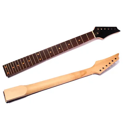 24 Frets Guitar Neck For Ibanez Replacement Maple Head With Rosewood Fretboard • $45.90
