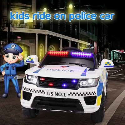 $229.99 • Buy 12V Electric Kids Police Car Ride On Car SUV Truck Toys With Remote Control Mp3