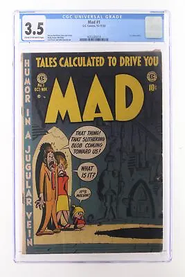 Mad #1 - E.C. Comics 1952 CGC 3.5 1st Satire Comic. • $2299