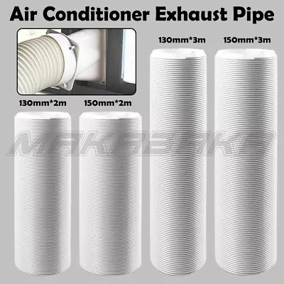 $25.99 • Buy 2/3M Flexible Air Conditioner Parts Exhaust Pipe Vent Hose Tube Duct Outlet AU