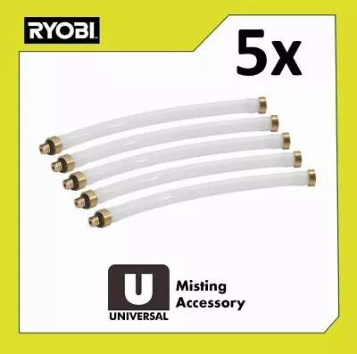 Ryobi 4-Inch Flexible Nozzle Mist Extension 5 PACK Misters Pmc005pne  • $12.95