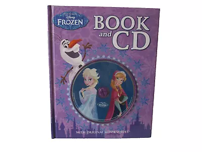 Frozen Book CD Set Disney Pixar Original Movie Voices 2014 Parragon Books • $12.80