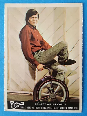 1967 Vintage The Monkees Raybert Trading Card #20A VG/EX Condition • $4