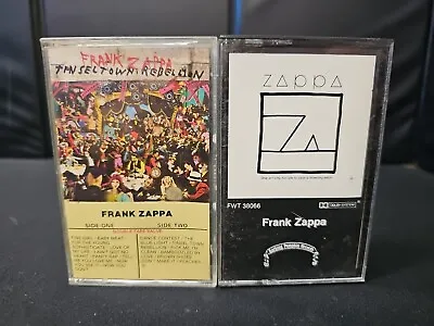 FRANK ZAPPA - TINSEL TOWN REBELLION + Ship Arriving Too Late - CASSETTE TAPE  • $29.95