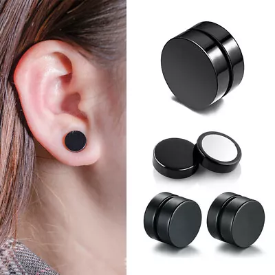 1 Pair Magnetic Stud Earrings Round Ball Hypoallergenic Earrings For Women Men • $3.99