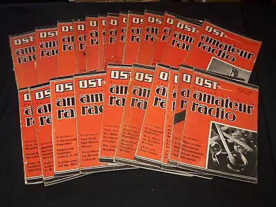 1931-1945 Qst Amateur Radio Magazines Lot Of 46 Different Issues - O 2224e • $90