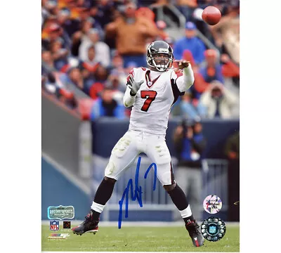 Michael Vick Signed Falcon Unframed 8x10 NFL Photo #1-Ball Released From Hand • $49.99