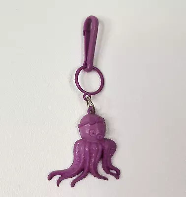 Vintage 1980s Plastic Bell Charm Octopus For 80s Necklace • $24.55