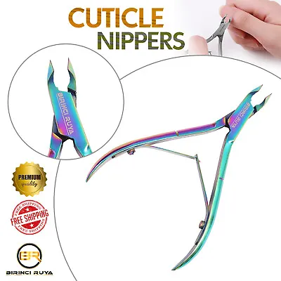 £4.25 • Buy BR Professional Cuticle Nipper Trimmer Remover STEEL Cuticle Cutter Clipper Tool