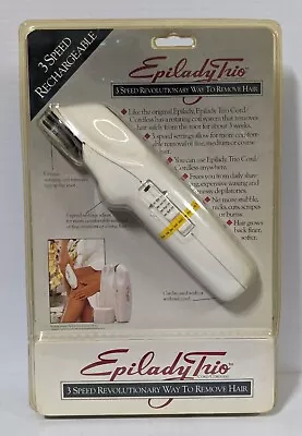 EPILADY TRIO Brand New 3-speed UNOPENED 1989 Corded / Cordless Hair Removal • $99.99