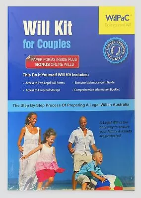 £16.22 • Buy WilPac Do It Yourself Will Kit For Couples ( POST WITH TRACKING NUMBER )