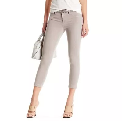 J BRAND ~ Size 24 ~ Shell Gray Low Rise Sateen Luxe Skinny Stretch Jeans A98 • $24.99