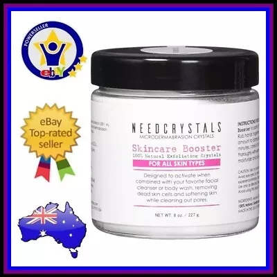 NEEDCRYSTALS MICRODERMABRASION CRYSTALS Anti Aging Exfoliator Pore Skin Cleanser • $45.64