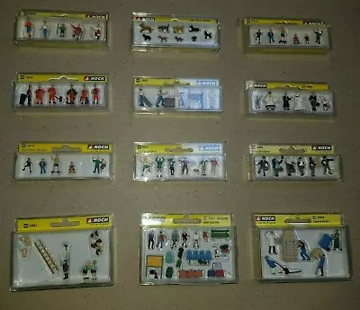 £14.50 • Buy HO OO Gauge NOCH Figures People Men Women Animals Scenery Choose 1 From Various 
