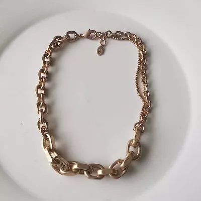 16  Zara Single Strand Chain Necklace Gift Vintage Women Party Holiday Jewelry • $9.99