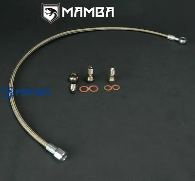 MAMBA 86~92 TOYOTA MA70 7M-GTE Supra W/ Greddy TD06H-25G Turbo Oil Feed Line • $71.50