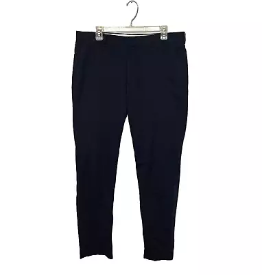 J Crew Ludlow Pants Mens 34 Blue Somelos Fabric Stretch Flat Front 34x34 Slim • $29.99