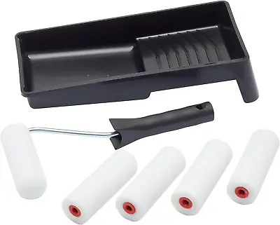  7-Piece Foam Mini Paint Roller Set For Various Finishes Ideal For Painting  • £5.49