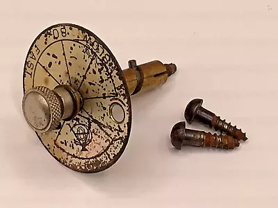 Antique Pathe Model 100 Phonograph Speed Control Part Knob & Hardware • $19.68