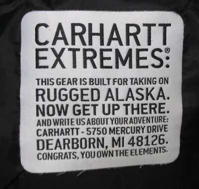 Carhartt Extremes Yukon Arctic R33 Quilted Insulated Bib Overalls Men's 32x30 • $69