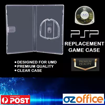 PSP Replacement Game Case - Playstation Portable UMD Game Case PREMIUM CLEAR  • $16.95