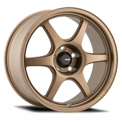 18  Konig 106BZ Hexaform 18x8.5 5x114.3 Matte Bronze Wheel 35mm Rim • $610.33