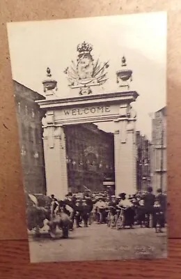 £3.50 • Buy 1908 Royal Visit Street Scene Postcard - Leeds Yorkshire England UK