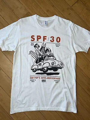 Vintage Men Medium Sub Pop Records SPF 30th Anniversary Concert Mudhoney T Shirt • $32