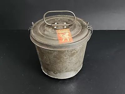 Vintage KAISER Tin Mold West Germany Cake Pudding Gelatin W/ Lid & Carry Handle • $24